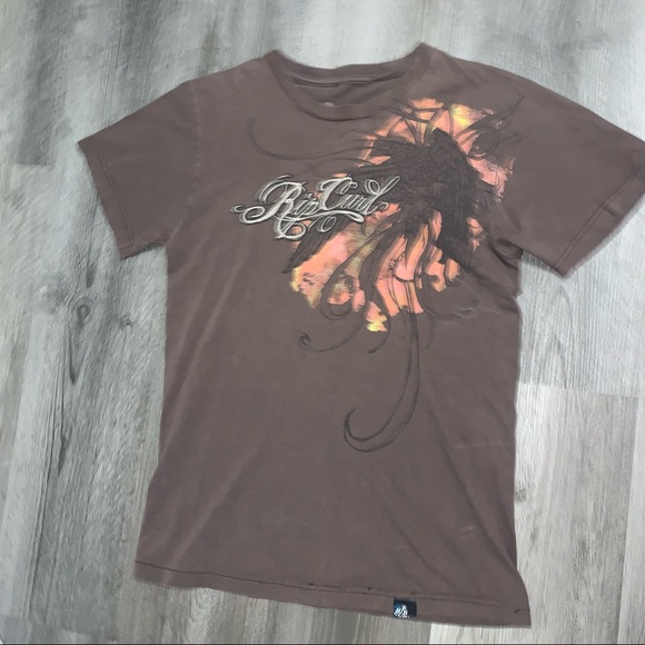 Rip Curl Vintage Brown Tee - Picture 1 of 3